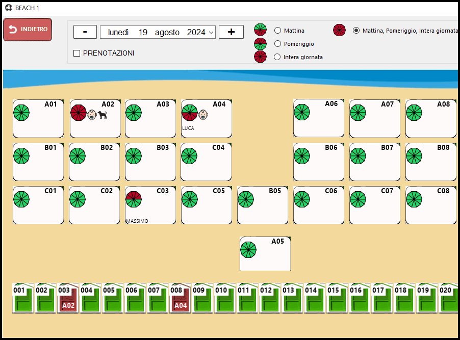 Software per stabilimenti balneari